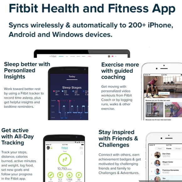 FIT BIT FLEX 2 ACTIVITY TRACKER - Picture 7 of 9